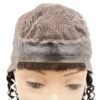 Curly Silicone Skin Medical Wig