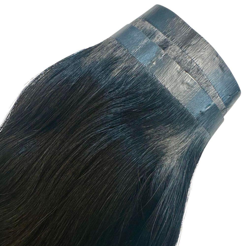Jet Black Seamless Clip-In Extensions