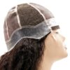 Kinky Straight Silicone Skin Medical Wig