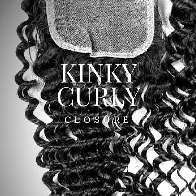 Brazilian Kinky Curly Closure