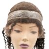 Curly Mono Lace Front PU Medical Wig