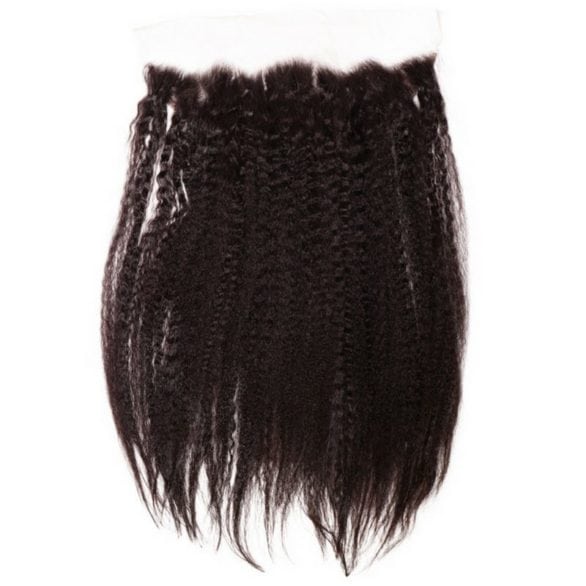 Brazilian Kinky Straight Transparent Frontal