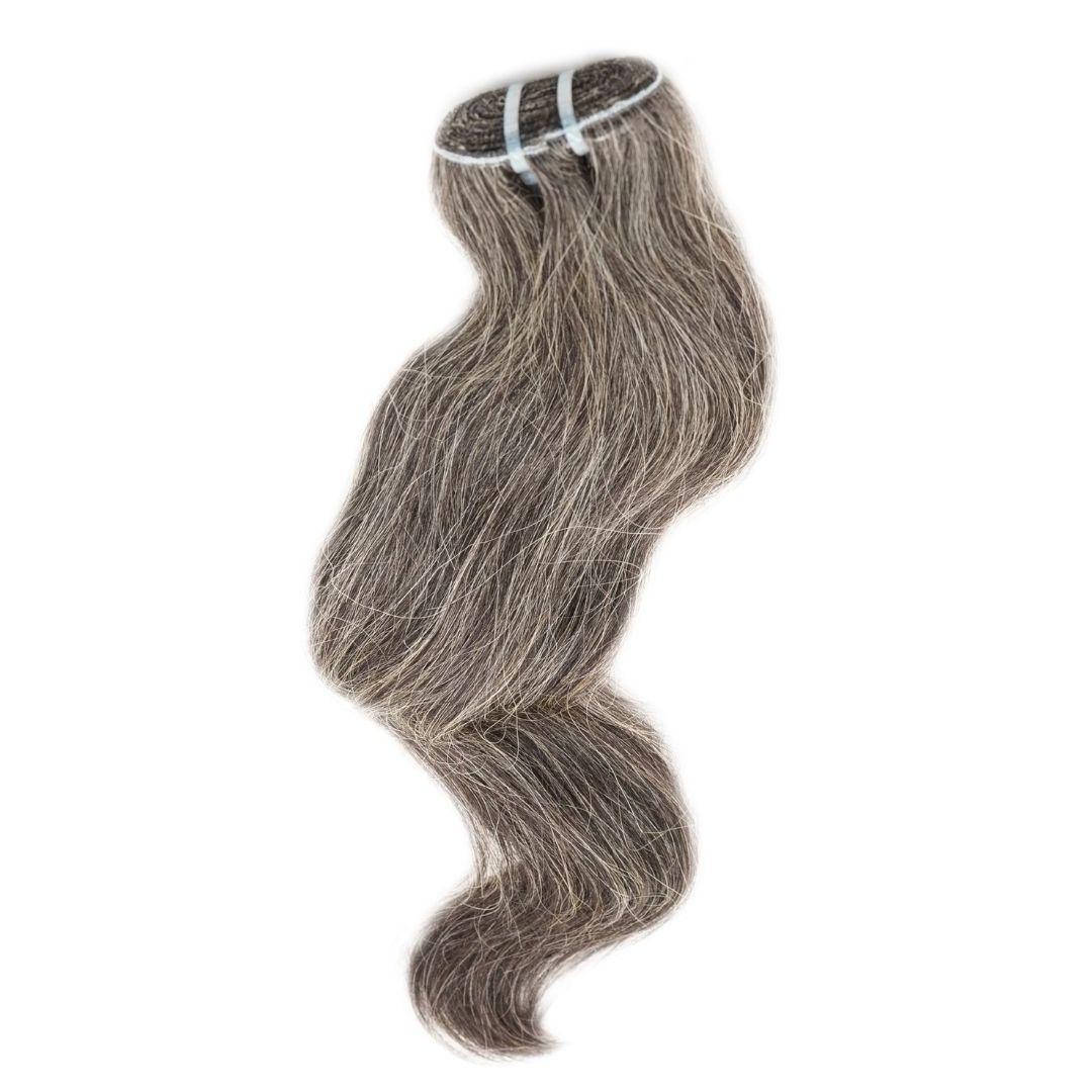 Raw Vietnamese Natural Gray Hair Extensions