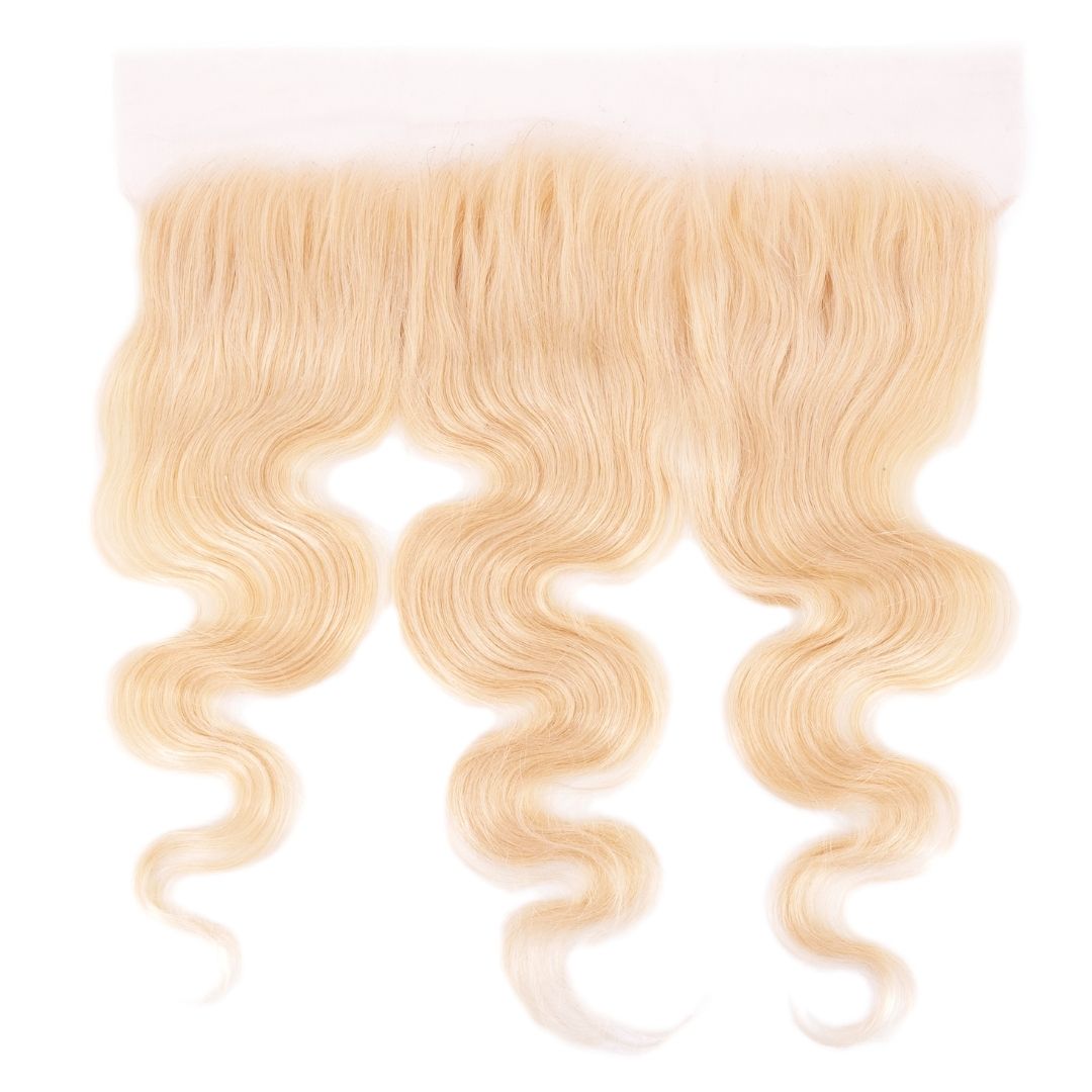 Russian Blonde Body Wave Lace Frontal