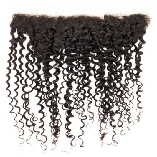 Brazilian Kinky Curly Transparent Frontal
