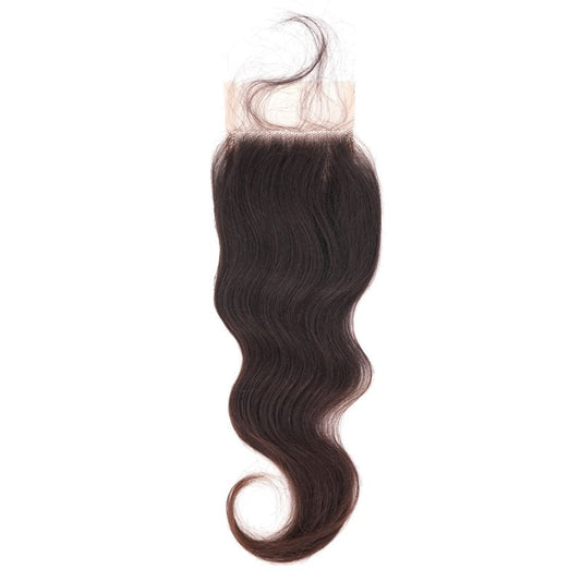 Raw Indian Wave Transparent Closure