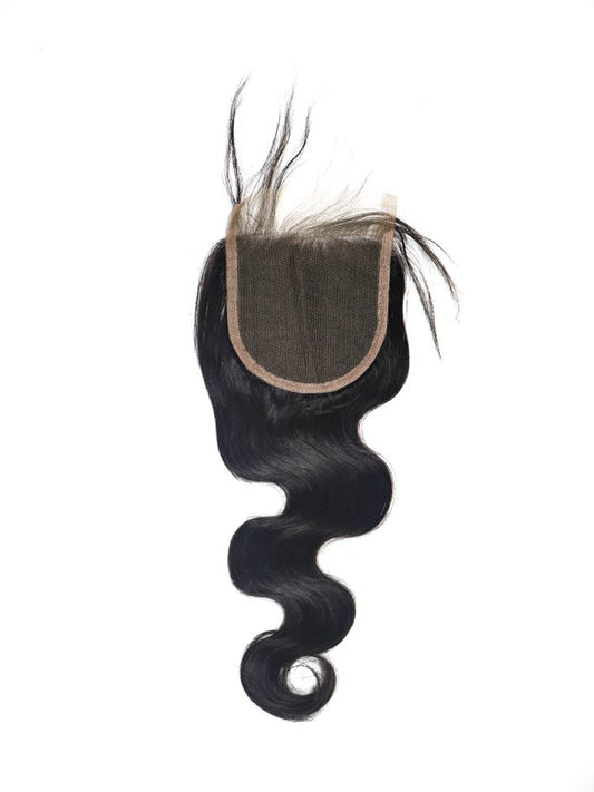 Malaysian Body Wave 4x4 Transparent Closure